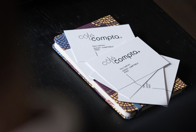 Cartes de visite Côté Compta